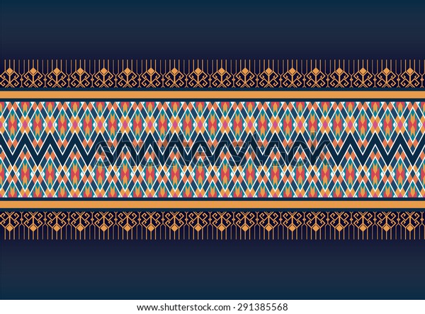 Geometric Ethnic Pattern Design Background Wallpaper Stock Vector ...