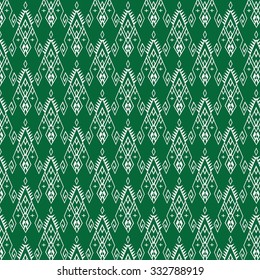 Geometric Ethnic pattern design for background,carpet,wallpaper,clothing,sarong,wrapping,Batik,fabric,Vector illustration.embroidery style.