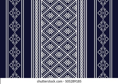 Geometric Ethnic pattern design for background,carpet,wallpaper,clothing,sarong,wrapping,Batik,fabric,Vector illustration.embroidery style.