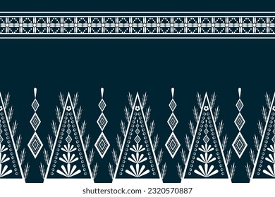 Geometric Ethnic pattern design for background,carpet,wallpaper,clothing,wrapping,Batik,fabric,Vector illustration.embroidery style.