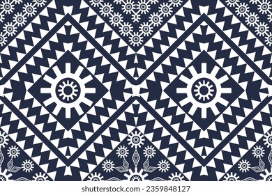 Geometric Ethnic pattern design for background,carpet,wallpaper,clothing,wrapping,Batik,fabric,Vector illustration.embroidery style.