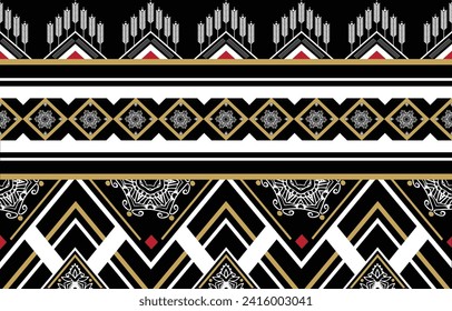 Geometric ethnic pattern. Design for background,carpet,wallpaper,clothing,wrapping,batik,fabric,vector illustration.embroidery style.