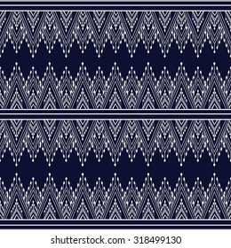 Geometric Ethnic pattern design for background,carpet,wallpaper,clothing,wrapping,Batik,fabric,Vector illustration.embroidery style.