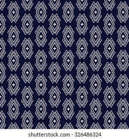 Geometric Ethnic pattern design for background,carpet,wallpaper,clothing,wrapping,Batik,fabric,Vector illustration.embroidery style.