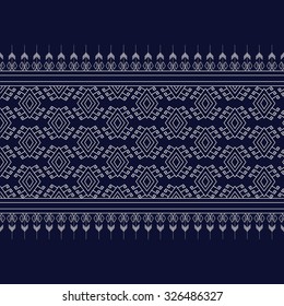 Geometric Ethnic pattern design for background,carpet,wallpaper,clothing,wrapping,Batik,fabric,Vector illustration.embroidery style.