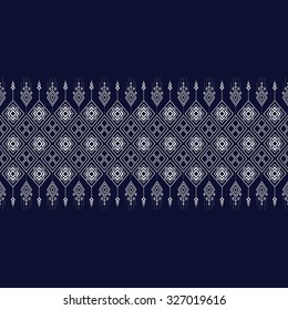 Geometric Ethnic pattern design for background,carpet,wallpaper,clothing,wrapping,Batik,fabric,Vector illustration.embroidery style.