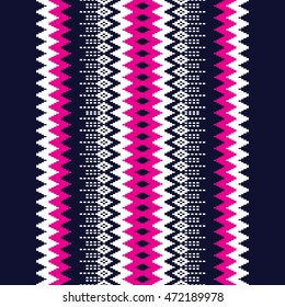 Geometric Ethnic pattern design for background,carpet,wallpaper,clothing,wrapping,Batik,fabric,Vector illustration.embroidery style.
