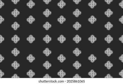 Diseño de patrones geométricos étnicos en color blanco y negro.  para fondo o bordado   papel pintado y ropa.