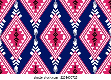 Geometric ethnic pattern. Design For Cloth Curtains Backgrounds Carpets Wallpaper Clothing Wraps Batik Cloth Vector Images