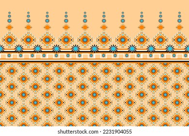 Patrón étnico geométrico. Diseño Para Cortinas De Tela Moqueta Papel De Tela Vestidor De Tela De Batik Imágenes De Vector