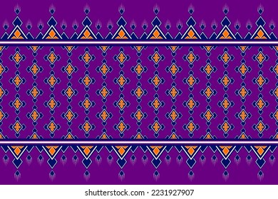 Geometric ethnic pattern. Design For Cloth Curtains Backgrounds Carpets Wallpaper Clothing Wraps Batik Cloth Vector Images