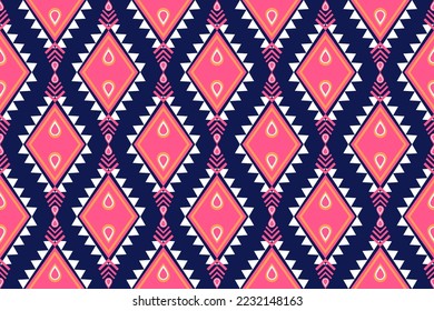 Geometric ethnic pattern. Design For Cloth Curtains Backgrounds Carpets Wallpaper Clothing Wraps Batik Cloth Vector Images