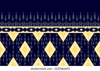Geometric ethnic pattern. Design For Cloth Curtains Backgrounds Carpets Wallpaper Clothing Wraps Batik Cloth vector illustration.