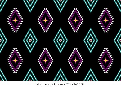 Geometric ethnic pattern. Design For Cloth Curtains Backgrounds Carpets Wallpaper Clothing Wraps Batik Cloth vector illustration.