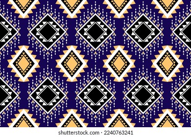 Geometrisches ethnisches Muster. Design für Tuchvorhänge Hintergründe Teppichboden Tapete Kleidung Wraps Batik Tuch Vektorgrafik.