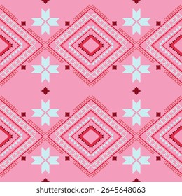 Geometric ethnic pattern design for decoration, wallpaper, background, clothing , fabric texture 