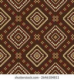 Geometric ethnic pattern design for decoration, wallpaper, background, clothing , fabric texture 