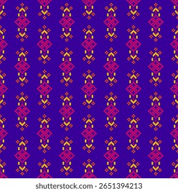 Design de padrão étnico geométrico para decoração, papel de parede, fundo, roupas, textura de tecido 