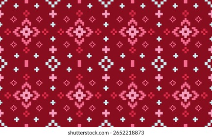 Design de padrão étnico geométrico para decoração, papel de parede, fundo, roupas, textura de tecido 