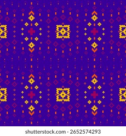Design de padrão étnico geométrico para decoração, papel de parede, fundo, roupas, textura de tecido 
