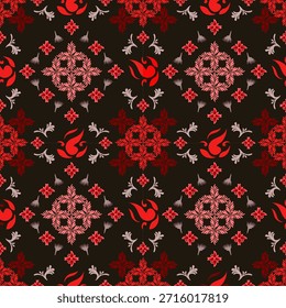 Geometric ethnic pattern design for decoration, wallpaper, background, clothing , fabric texture, fashion, sarong, scarf, carpet, illustration design
