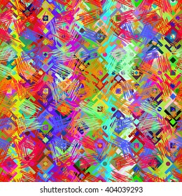 Geometric ethnic pattern. For the design and decoration background, wallpaper, packaging, fabrics, textiles.