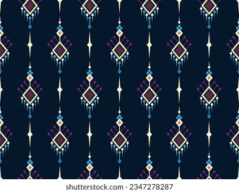 Diseño de patrones geométricos étnicos para tela, alfombra, fondo, papel pintado, ropa, batik, bordado.