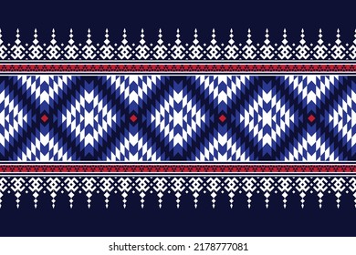 a geometric ethnic pattern design for textile fabric, wallpaper, carpet, wrapping paper, curtain a seamless  vector design