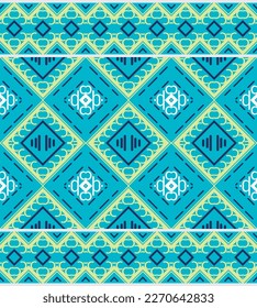 Geometric ethnic pattern design. traditional pattern African art It is a pattern geometric shapes. Create beautiful fabric patterns. Design for print. Using in the fashion industry.