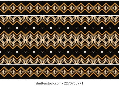 El diseño de patrones geométricos étnicos. fondo de patrón tradicional Es una forma geométrica de patrón. Crear hermosos patrones de tela. Diseño para impresión. Usando en la industria de la moda.