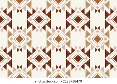 Geometric ethnic pattern design. traditional patterned vector It is a pattern geometric shapes. Create beautiful fabric patterns. Design for print. Using in the fashion industry.