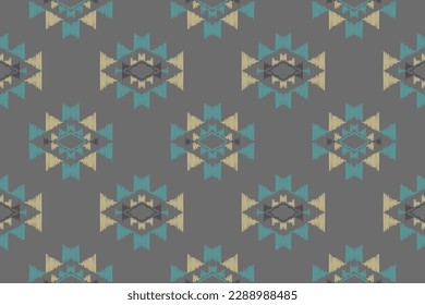 Geometric ethnic pattern design. Traditional ethnic pattern design It is a pattern geometric shapes. Create beautiful fabric patterns. Design for print. Using in the fashion industry.