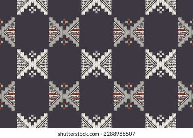 Geometric ethnic pattern design. traditional pattern background It is a pattern geometric shapes. Create beautiful fabric patterns. Design for print. Using in the fashion industry.