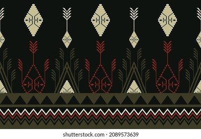 Geometric Ethnic pattern design Tribal background Abstract wallpaper.