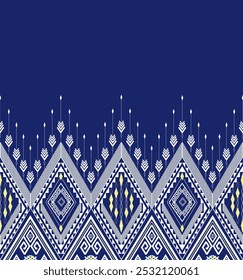Geometric ethnic pattern design. ,tribal, folk embroidery, Aztec geometric art ornament print.Design for carpet, clothing, wrapping, fabric, cover, textile