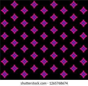 Geometric ethnic pattern embroidery design for background or wallpaper and  clothing.