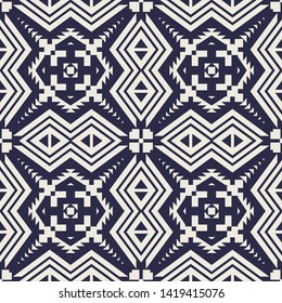 Geometric ethnic pattern embroidery design for background or wallpaper and clothing.