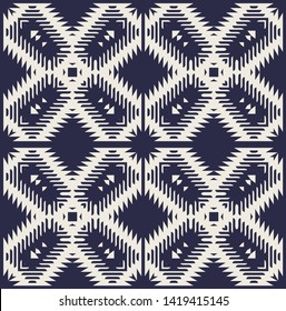 Geometric ethnic pattern embroidery design for background or wallpaper and clothing.