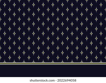 
Geometric ethnic pattern embroidery design for background or wallpaper and clothing,skirt,carpet,wallpaper,clothing,wrapping,Batik,fabric,clothes, with yellow triangle Vector, illustration design.eps