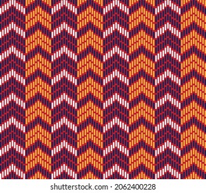 Diseño de bordado de patrones geométricos étnicos para fondo o papel de pared y ropa.