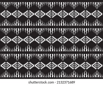 Diseño de bordado de patrones geométricos étnicos para fondo o papel de pared y ropa.