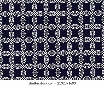 Diseño de bordado de patrones geométricos étnicos para fondo o papel de pared y ropa.