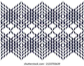 Diseño de bordado de patrones geométricos étnicos para fondo o papel de pared y ropa.