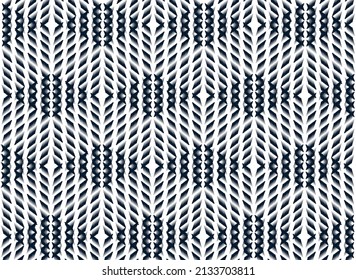 Geometric ethnic pattern embroidery design for background or wallpaper and clothing.