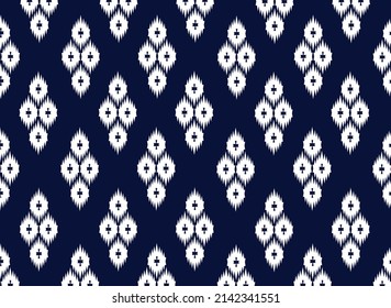 Diseño de bordado de patrones geométricos étnicos para fondo o papel de pared y ropa.