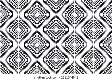 Geometrisches ethnisches Muster Stickereidesign für Hintergrund oder Tapete und Kleidung.