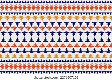 Geometrisches ethnisches Muster Stickereidesign für Hintergrund oder Tapete und Kleidung.