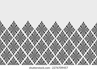 Geometrisches ethnisches Muster Stickereidesign für Hintergrund oder Tapete und Kleidung.
