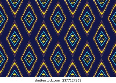 Geometric ethnic pattern embroidery design for background or wallpaper and clothing. Aztec style abstract vector illustration.design for texture,fabric,decoration.
