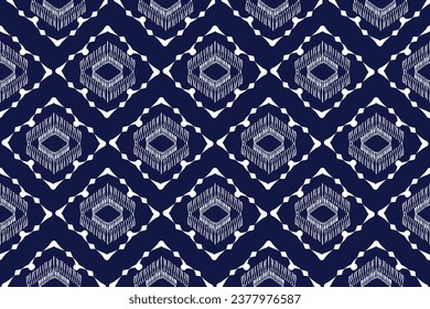 Geometric ethnic pattern embroidery design for background or wallpaper and clothing. Aztec style abstract vector illustration.design for texture,fabric,decoration.

